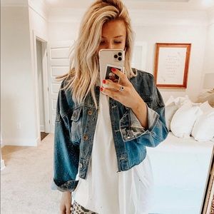 Cropped Denim jacket